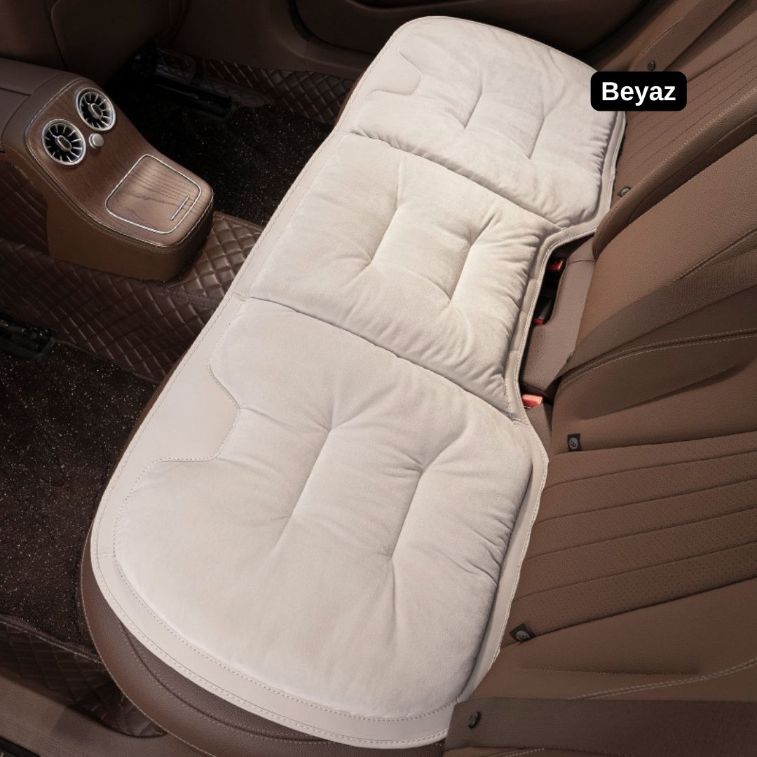 AutoPro® Arka 130cm Tek Parça Flanel Oturma Minderi (Premium-Üst Kalite)