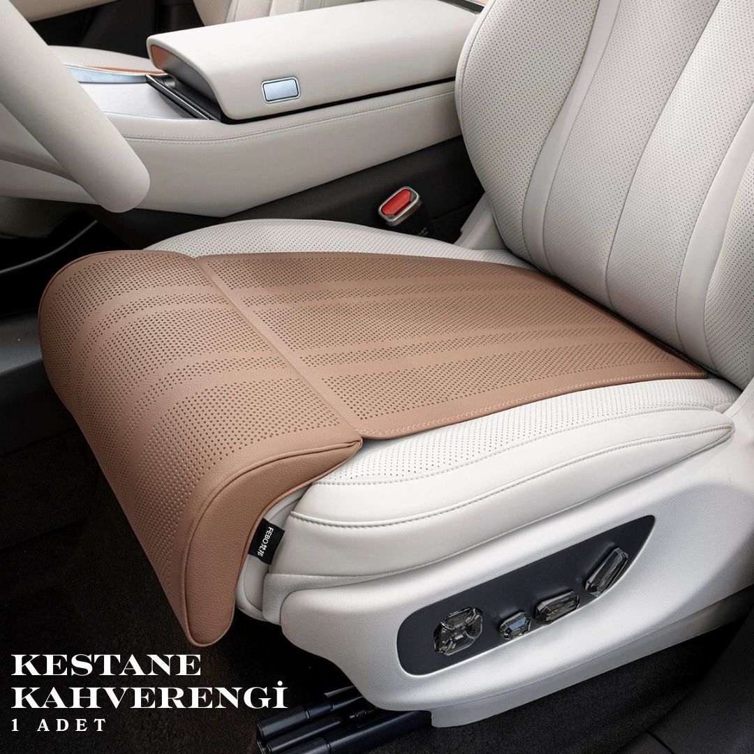 AutoPro® Nappa Deri Baldır Destek Minderi - İnce Tasarım
