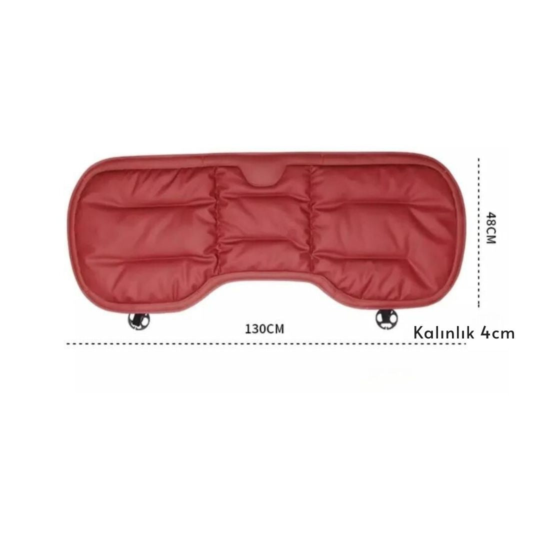 AutoPro® Arka 130cm Tek Parça Tam Deri Oturma Minderi (Premium-Üst Kalite)