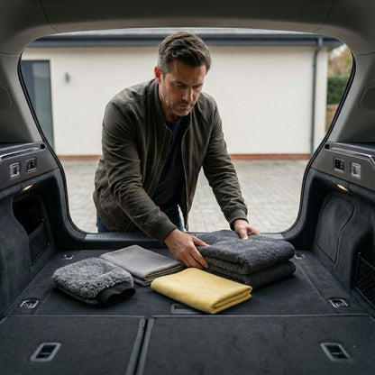 AutoPro® Premium 4'lü Mikrofiber Oto Yıkama Seti