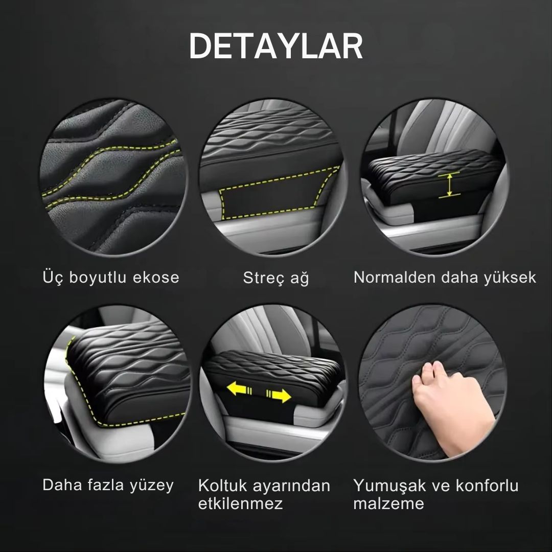 AutoPro® Ultra Rahat Kol Dayama Minderi