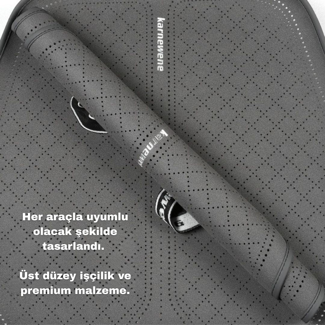 AutoPro® Ön-Arka 3 Parça Delikli Tasarım Koltuk Koruyucu Set (Premium-Üst Kalite)