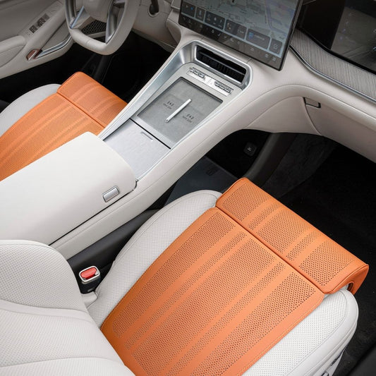 AutoPro® Nappa Deri Baldır Destek Minderi - İnce Tasarım