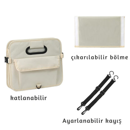 AutoPro® Bagaj Düzenleyici Organizer Çok Bölmeli - 600D Kumaş