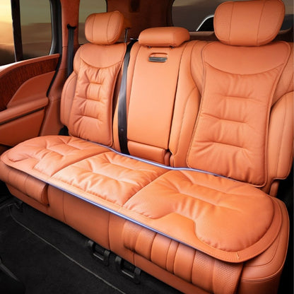 AutoPro® Ön-Arka Delikli Nappa Deri Oturma Minderi + Sırt Minderi Seti (Premium-Üst Kalite)