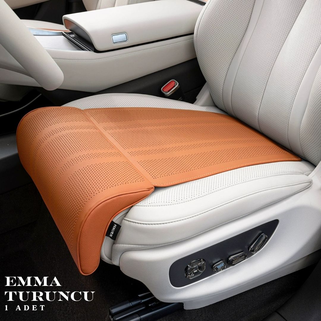 AutoPro® Nappa Deri Baldır Destek Minderi - İnce Tasarım