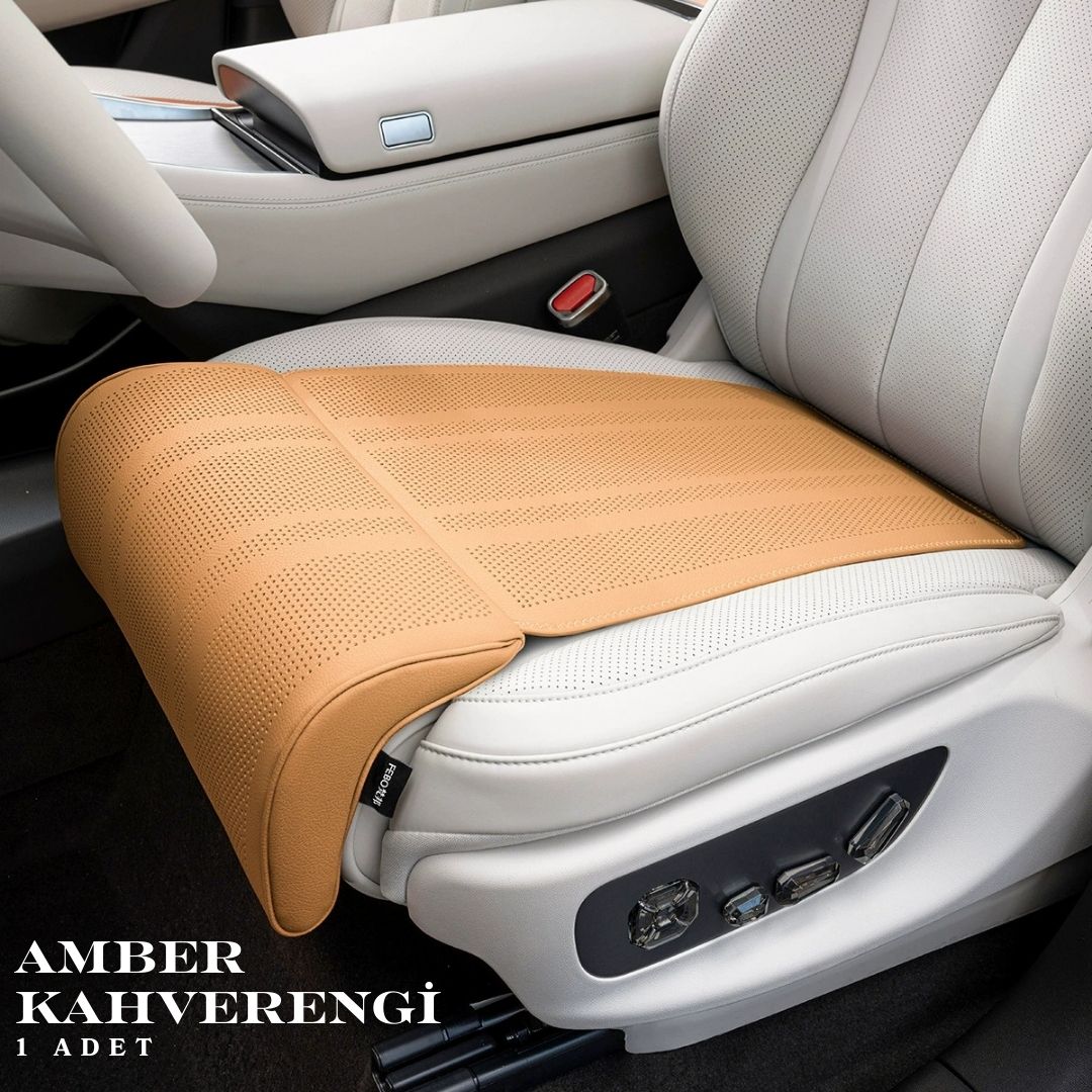 AutoPro® Nappa Deri Baldır Destek Minderi - İnce Tasarım