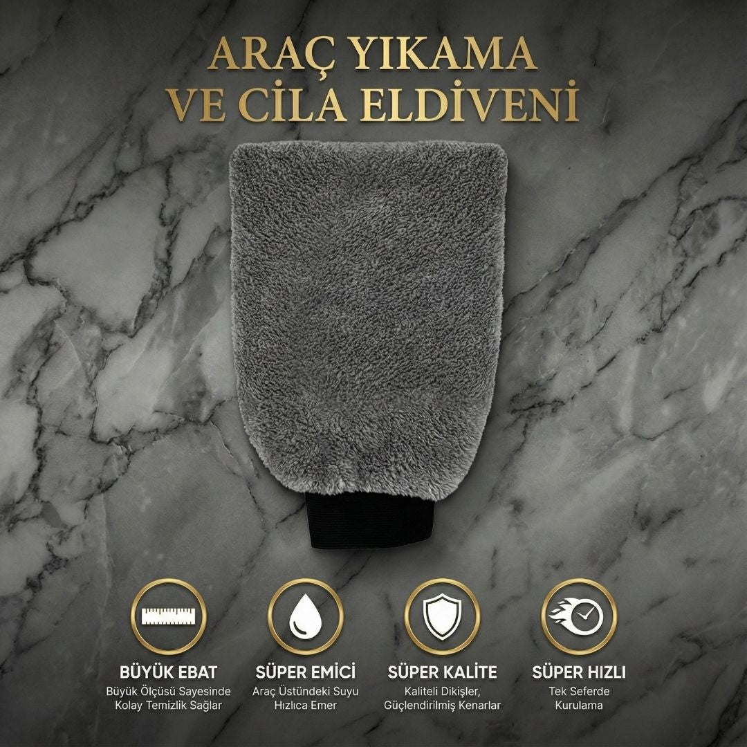 AutoPro® Premium 4'lü Mikrofiber Oto Yıkama Seti