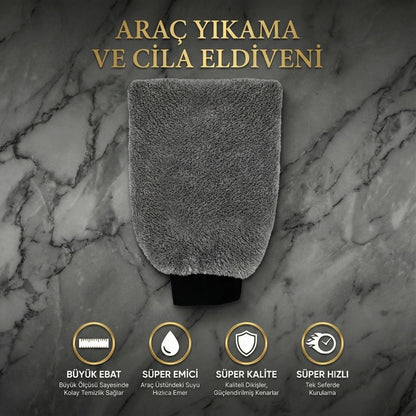 AutoPro® Premium 4'lü Mikrofiber Oto Yıkama Seti