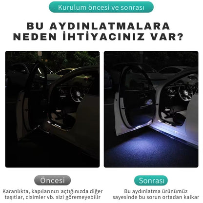 AutoPro® Otomatik Sensörlü LED Karşılama Işığı - USB Şarjlı