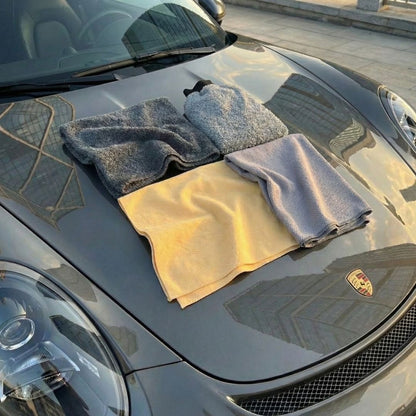 AutoPro® Premium 4'lü Mikrofiber Oto Yıkama Seti