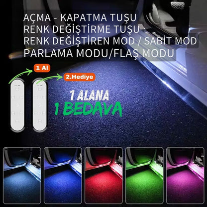 AutoPro® Otomatik Sensörlü LED Karşılama Işığı - USB Şarjlı