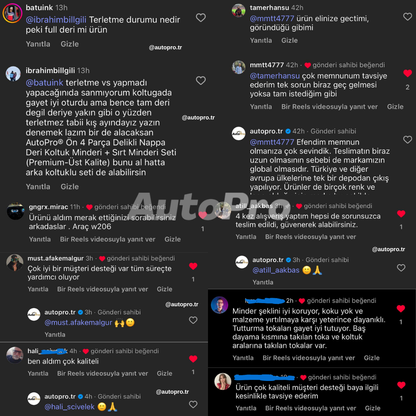 AutoPro® Ön-Arka Delikli Nappa Deri Oturma Minderi + Sırt Minderi Seti (Premium-Üst Kalite)